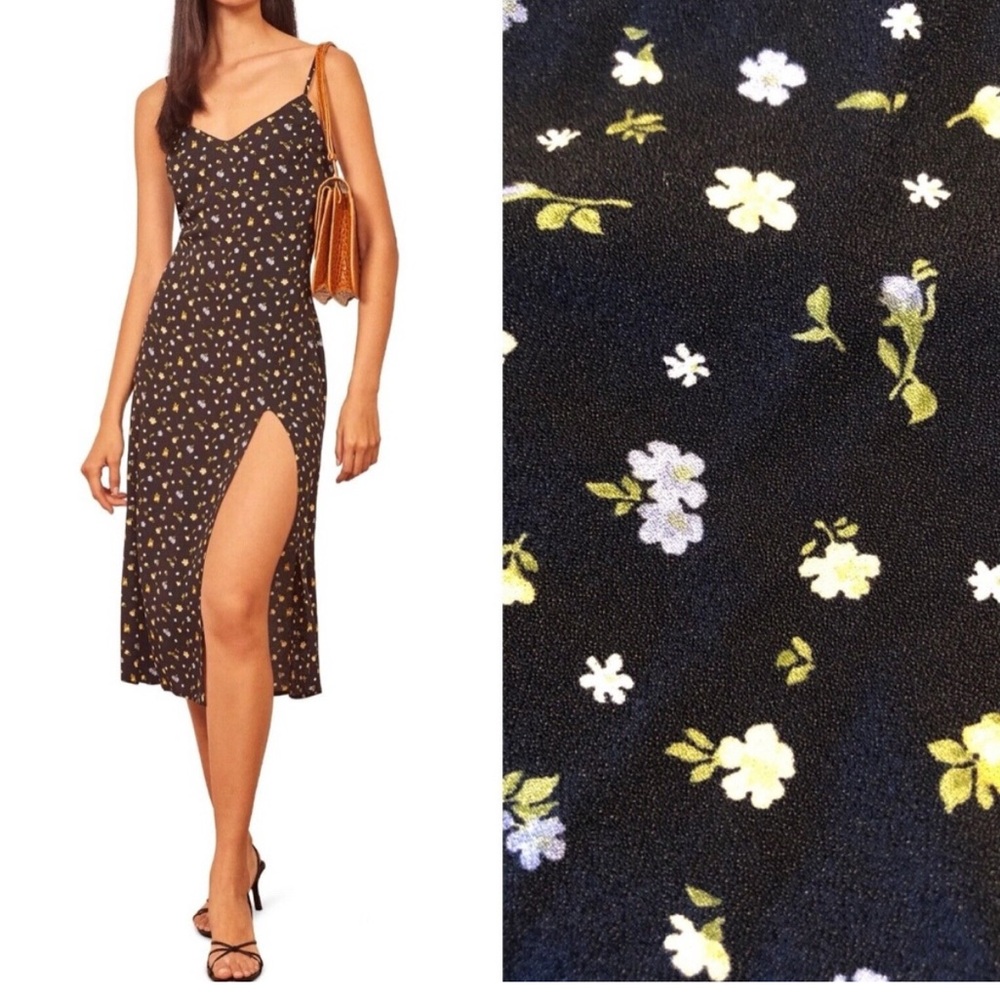 Reformation Crimini Dress in Floral sz 4 - Picture 2 of 5